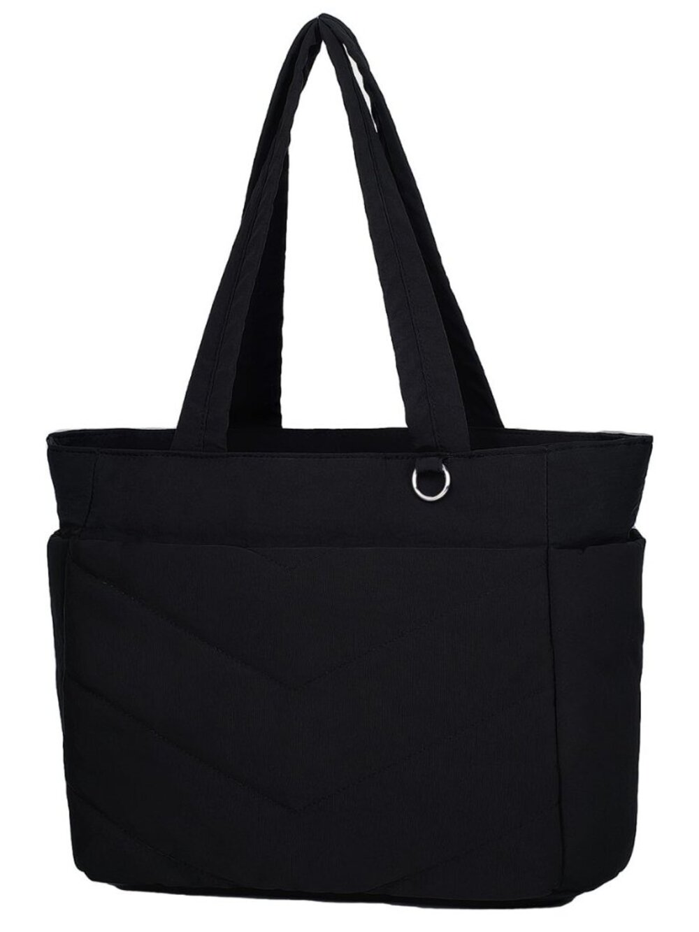 Quilted Tote Bag for Women, Lightweight Tote with Multiple Compartments Handbag